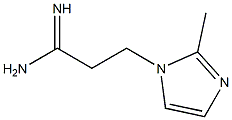 3-(2-methyl-1H-imidazol-1-yl)propanimidamide Struktur