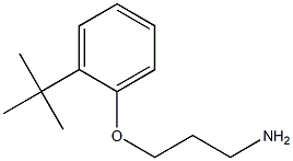 3-(2-tert-butylphenoxy)propan-1-amine Struktur