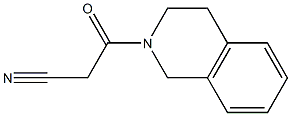 3-(3,4-dihydroisoquinolin-2(1H)-yl)-3-oxopropanenitrile Struktur