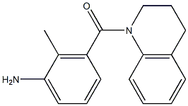 3-(3,4-dihydroquinolin-1(2H)-ylcarbonyl)-2-methylaniline Struktur