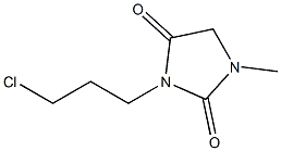 3-(3-chloropropyl)-1-methylimidazolidine-2,4-dione Struktur