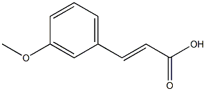 3-(3-methoxyphenyl)prop-2-enoic acid Struktur