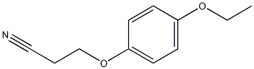 3-(4-ethoxyphenoxy)propanenitrile Struktur