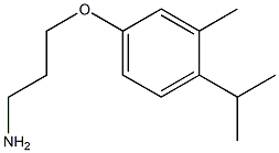 3-(4-isopropyl-3-methylphenoxy)propan-1-amine Struktur