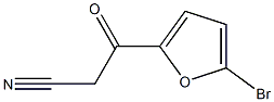 3-(5-bromo-2-furyl)-3-oxopropanenitrile Struktur