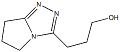 3-(6,7-dihydro-5H-pyrrolo[2,1-c][1,2,4]triazol-3-yl)propan-1-ol Struktur