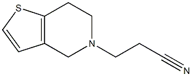 3-(6,7-dihydrothieno[3,2-c]pyridin-5(4H)-yl)propanenitrile Struktur