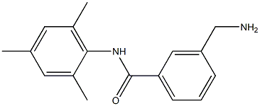 3-(aminomethyl)-N-(2,4,6-trimethylphenyl)benzamide Struktur