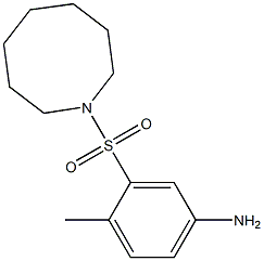 3-(azocane-1-sulfonyl)-4-methylaniline Struktur