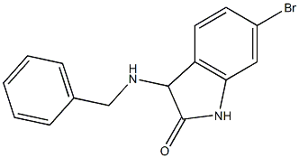 3-(benzylamino)-6-bromo-2,3-dihydro-1H-indol-2-one Struktur