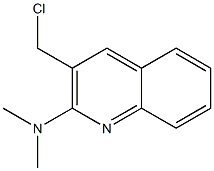 3-(chloromethyl)-N,N-dimethylquinolin-2-amine Struktur