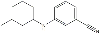 3-(heptan-4-ylamino)benzonitrile Struktur