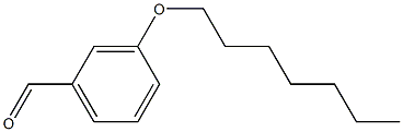 3-(heptyloxy)benzaldehyde Struktur