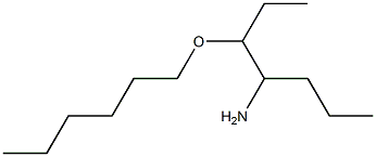 3-(hexyloxy)heptan-4-amine Struktur