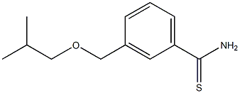 3-(isobutoxymethyl)benzenecarbothioamide Struktur