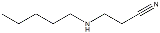 3-(pentylamino)propanenitrile Struktur