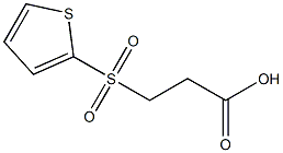 3-(thiophene-2-sulfonyl)propanoic acid Struktur