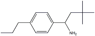 3,3-dimethyl-1-(4-propylphenyl)butan-1-amine Struktur