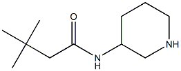 3,3-dimethyl-N-(piperidin-3-yl)butanamide Struktur