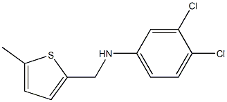 3,4-dichloro-N-[(5-methylthiophen-2-yl)methyl]aniline Struktur