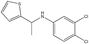 3,4-dichloro-N-[1-(thiophen-2-yl)ethyl]aniline Struktur