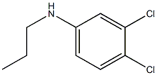 3,4-dichloro-N-propylaniline Struktur