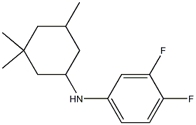 3,4-difluoro-N-(3,3,5-trimethylcyclohexyl)aniline Structure