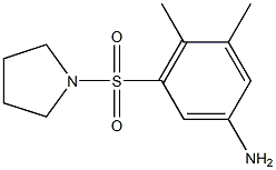 3,4-dimethyl-5-(pyrrolidine-1-sulfonyl)aniline Struktur