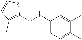 3,4-dimethyl-N-[(3-methylthiophen-2-yl)methyl]aniline Struktur