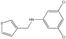 3,5-dichloro-N-(thiophen-3-ylmethyl)aniline Struktur