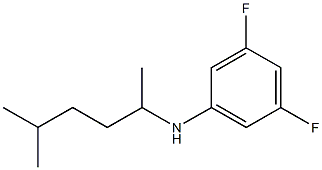 3,5-difluoro-N-(5-methylhexan-2-yl)aniline Struktur