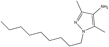 3,5-dimethyl-1-nonyl-1H-pyrazol-4-amine Struktur