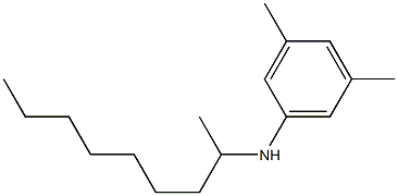 3,5-dimethyl-N-(nonan-2-yl)aniline Struktur