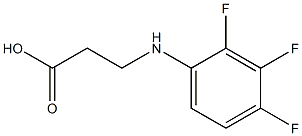 3-[(2,3,4-trifluorophenyl)amino]propanoic acid Struktur