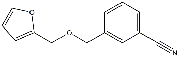 3-[(2-furylmethoxy)methyl]benzonitrile Struktur