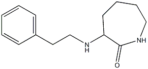 3-[(2-phenylethyl)amino]azepan-2-one Struktur