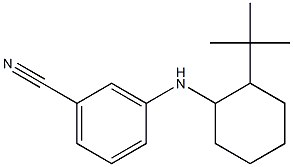 3-[(2-tert-butylcyclohexyl)amino]benzonitrile Struktur