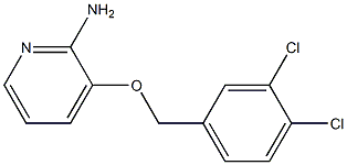 3-[(3,4-dichlorophenyl)methoxy]pyridin-2-amine Struktur