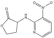 3-[(3-nitropyridin-2-yl)amino]oxolan-2-one Struktur