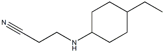 3-[(4-ethylcyclohexyl)amino]propanenitrile Struktur