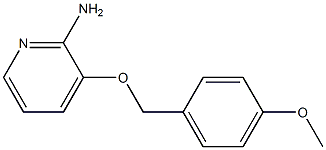 3-[(4-methoxyphenyl)methoxy]pyridin-2-amine Struktur