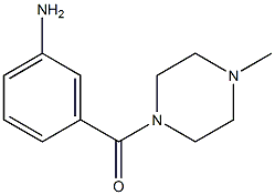 3-[(4-methylpiperazin-1-yl)carbonyl]aniline Struktur