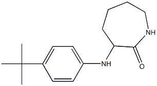 3-[(4-tert-butylphenyl)amino]azepan-2-one Struktur