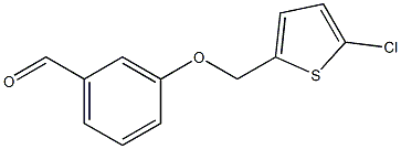 3-[(5-chlorothiophen-2-yl)methoxy]benzaldehyde Struktur