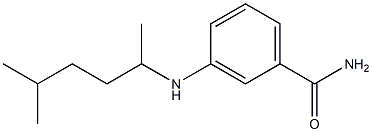 3-[(5-methylhexan-2-yl)amino]benzamide Struktur