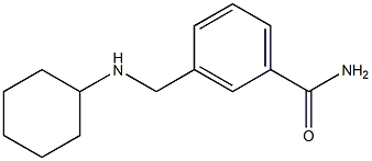 3-[(cyclohexylamino)methyl]benzamide Struktur