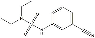 3-[(diethylsulfamoyl)amino]benzonitrile Struktur