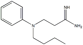 3-[butyl(phenyl)amino]propanimidamide Struktur