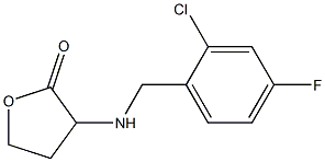 3-{[(2-chloro-4-fluorophenyl)methyl]amino}oxolan-2-one Struktur