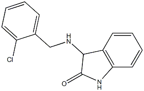 3-{[(2-chlorophenyl)methyl]amino}-2,3-dihydro-1H-indol-2-one Struktur